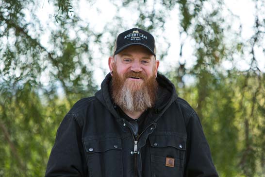 portrait of man with beard