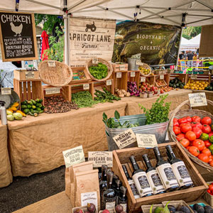 vegetables at farmers market