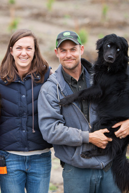 john, molly and dog