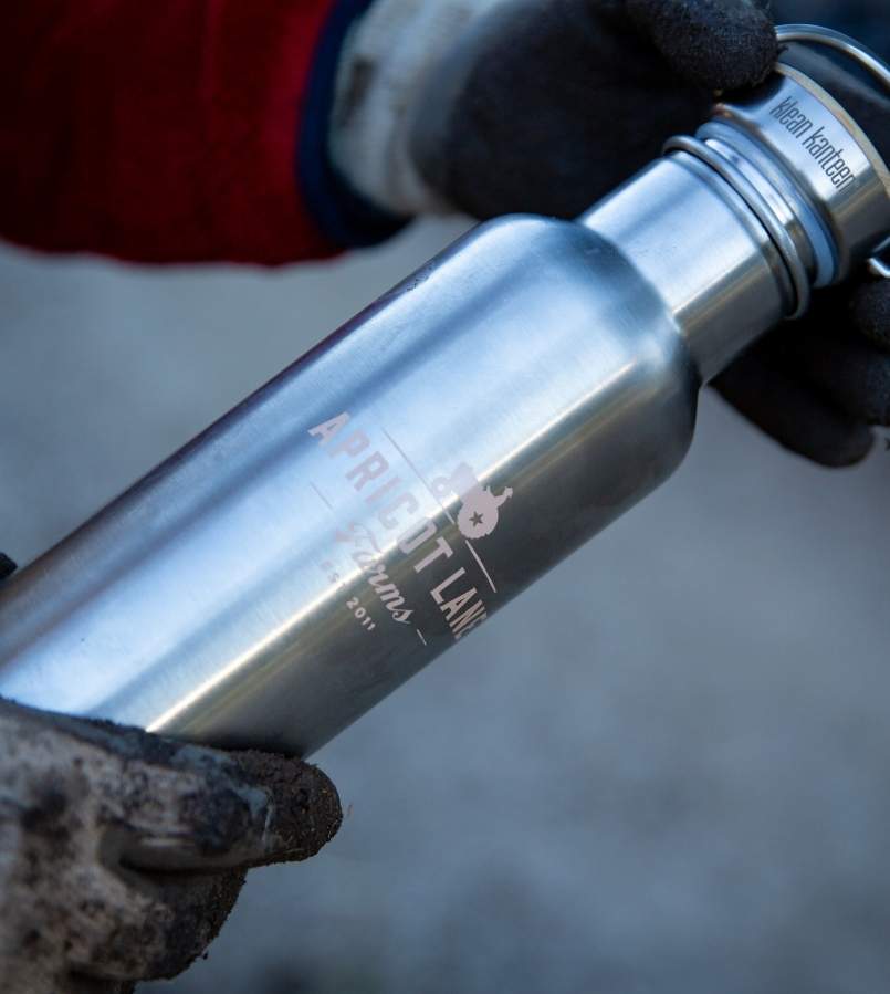 Klean Kanteen + ALF Water Bottle - Apricot Lane Farms