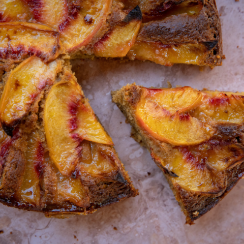 Peach Ricotta Cake